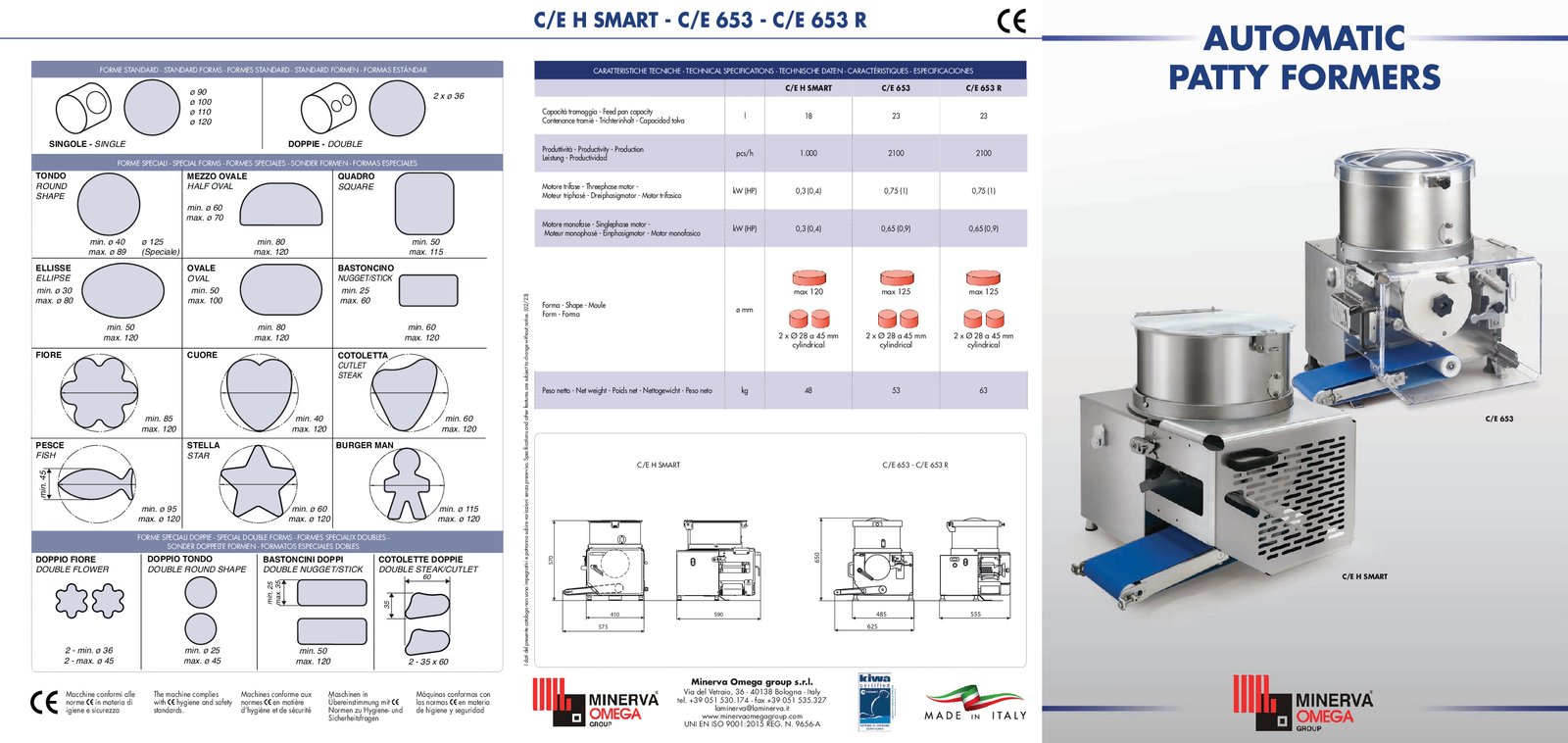 La Minerva漢堡肉丸成型機<br/>Automatic Hamburger Meatball Forming Machine - Image 4