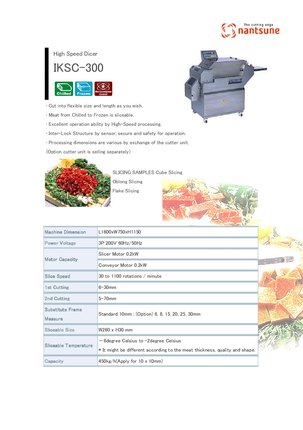 南常高速切肉粒機<br/>High Speed Dicing Machine - Image 8